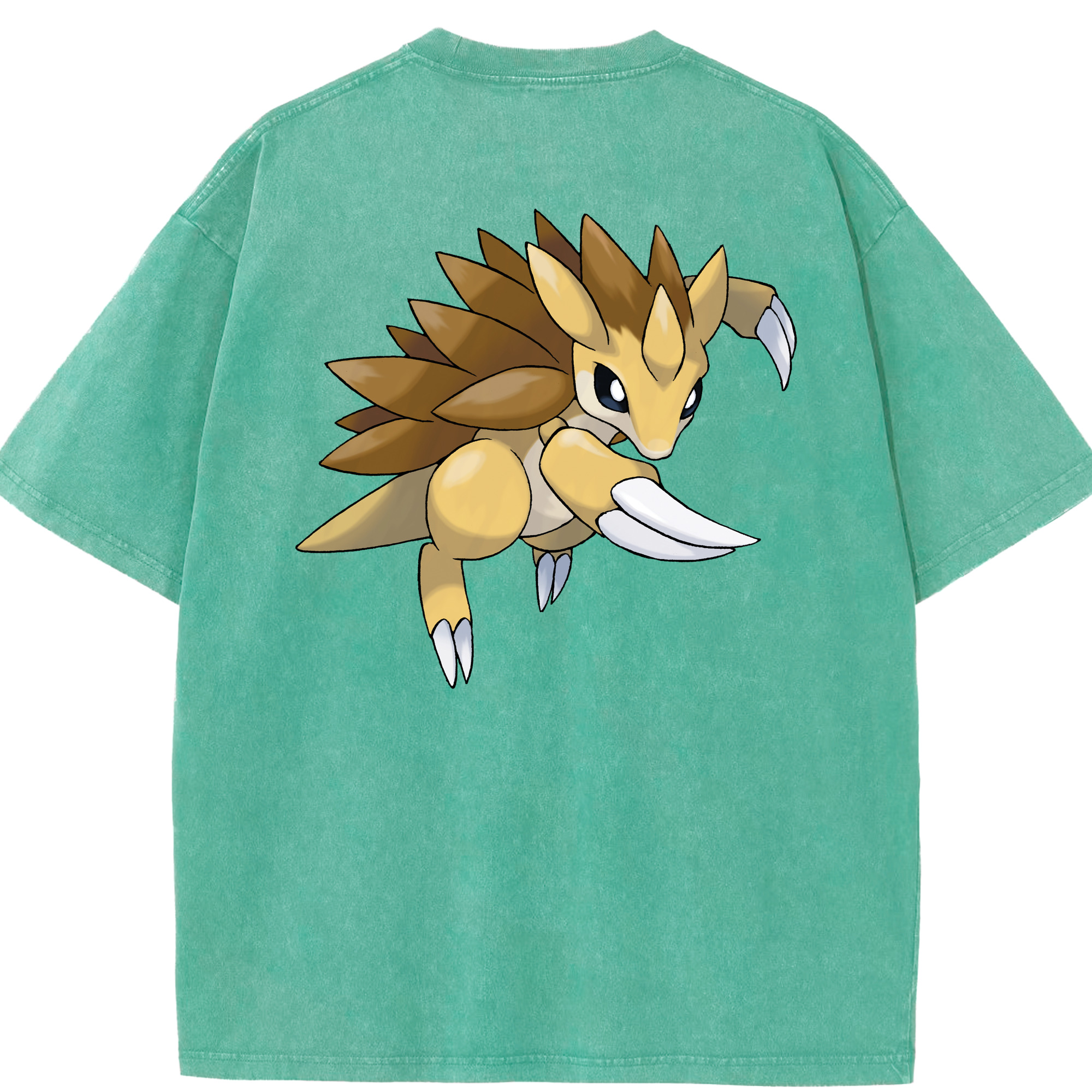 （画像用） ポケットモンスター Pokémon 綿100% ヴィンテージ風 半袖Tシャツ（背面プリント）